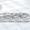 Moissanite Vintage 3.0carat Halo Round Diamond Ring Moissanite Vintage 3.0carat Halo Round Diamond Ring