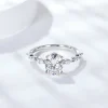 Moissanite 2.0carat 4-Prong Oval Diamond Ring