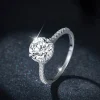 Moissanite Vintage 1.0carat 4-Prong Round Diamond Ring Moissanite Vintage 1.0carat 4-Prong Round Diamond Ring