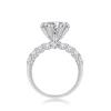 Moissanite 3.0carat 6-Prong Round Diamond Ring