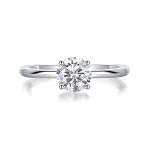 Moissanite 1.0carat 4-Prong Diamond Ring Moissanite 1.0carat 4-Prong Diamond Ring