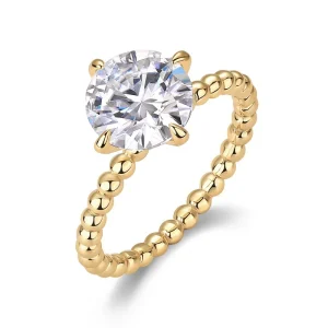 Moissanite 1.0carat 4-Prong Solitaire Round Diamond Ring!!1110428241-0-cib. Moissanite 1.0carat 4-Prong Solitaire Round Diamond Ring
