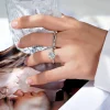 Moissanite 2.0carat Vine Round Diamond Ring Moissanite 2.0carat Vine Round Diamond Ring