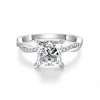 Moissanite 2.0carat Princess Diamond Ring Moissanite 2.0carat Princess Diamond Ring