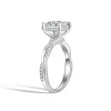 Moissanite 2.0carat Princess Diamond Ring Moissanite 2.0carat Princess Diamond Ring