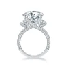 Moissanite 8.0carat Round Diamond Ring Moissanite 8.0carat Round Diamond Ring