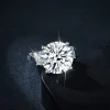 Moissanite 8.0carat Round Diamond Ring Moissanite 8.0carat Round Diamond Ring